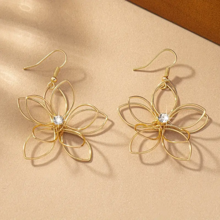Flower Dangle Earring