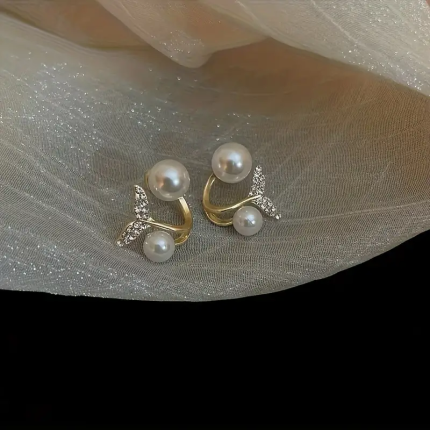 Mermaid Tail Stud Earring