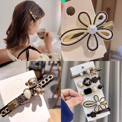 Golden-Black-Hair-Clip-(KMC-006)